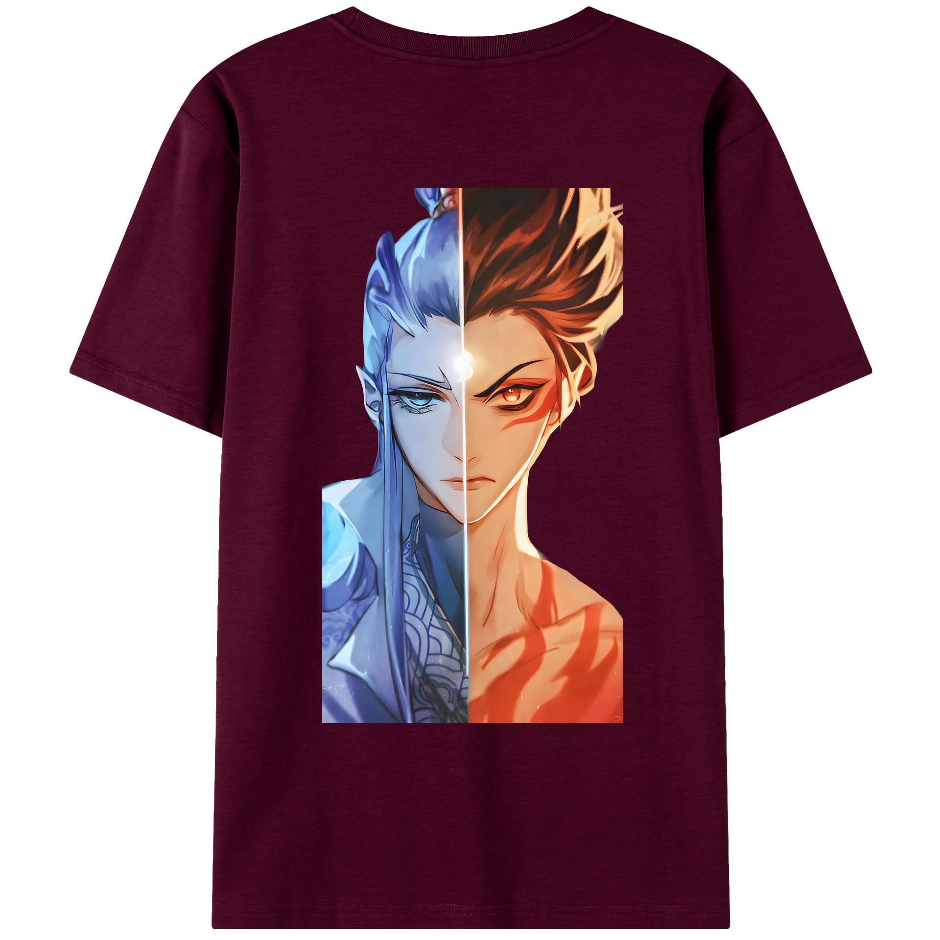 （画像用） Ne Zha 2 ナタ 魔童の大暴れ レディース半袖Tシャツ(バックプリント)
